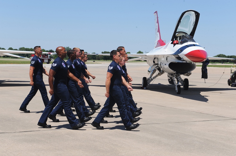 Scott Air Force Base Centennial air show 2017
