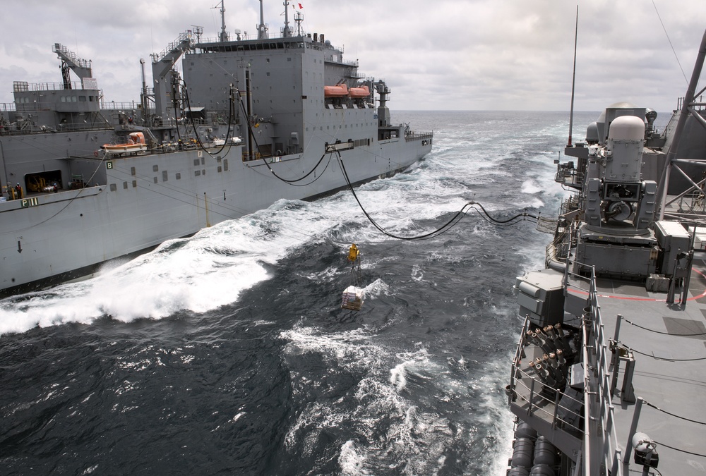 USS Lake Champlain (CG 57) Underway Replenishment