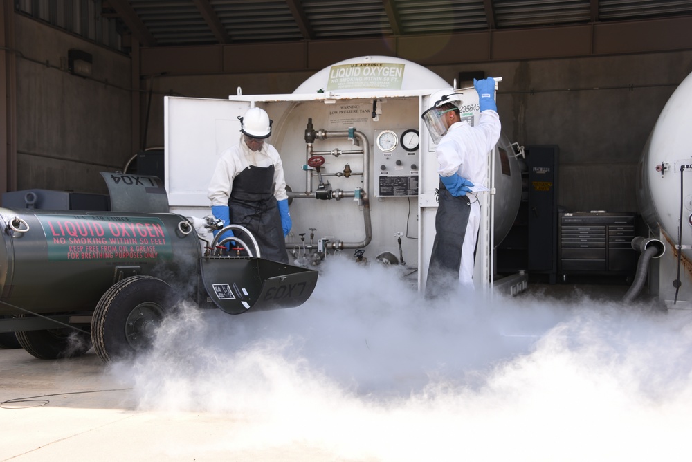 Liquid Oxygen Tank Filling