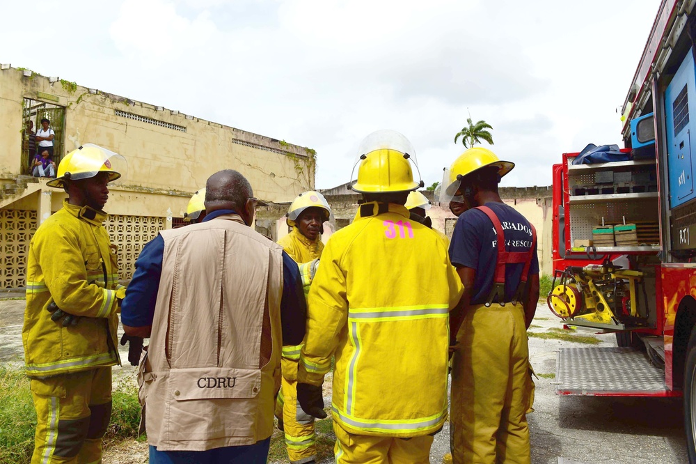 Barbados Mass Casualty Drill During Tradewinds 2017