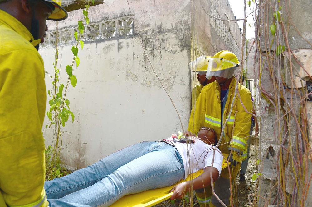 Barbados Mass Casualty Drill During Tradewinds 2017