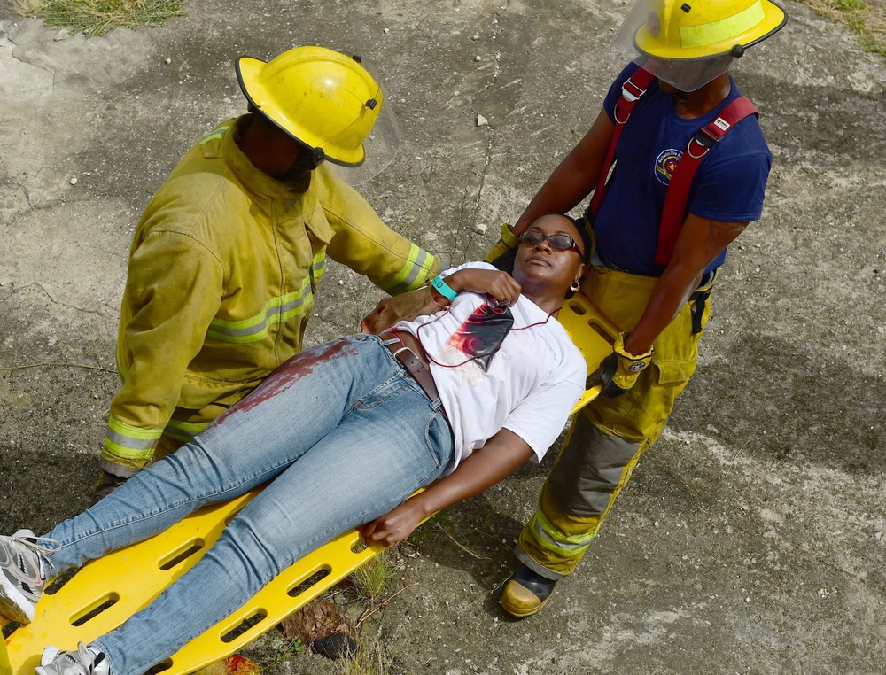 Barbados Mass Casualty Drill During Tradewinds 2017