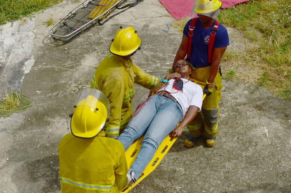 Barbados Mass Casualty Drill During Tradewinds 2017