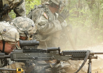 48th IBCT Soldiers Train at Fort Stewart Urban Assault Course
