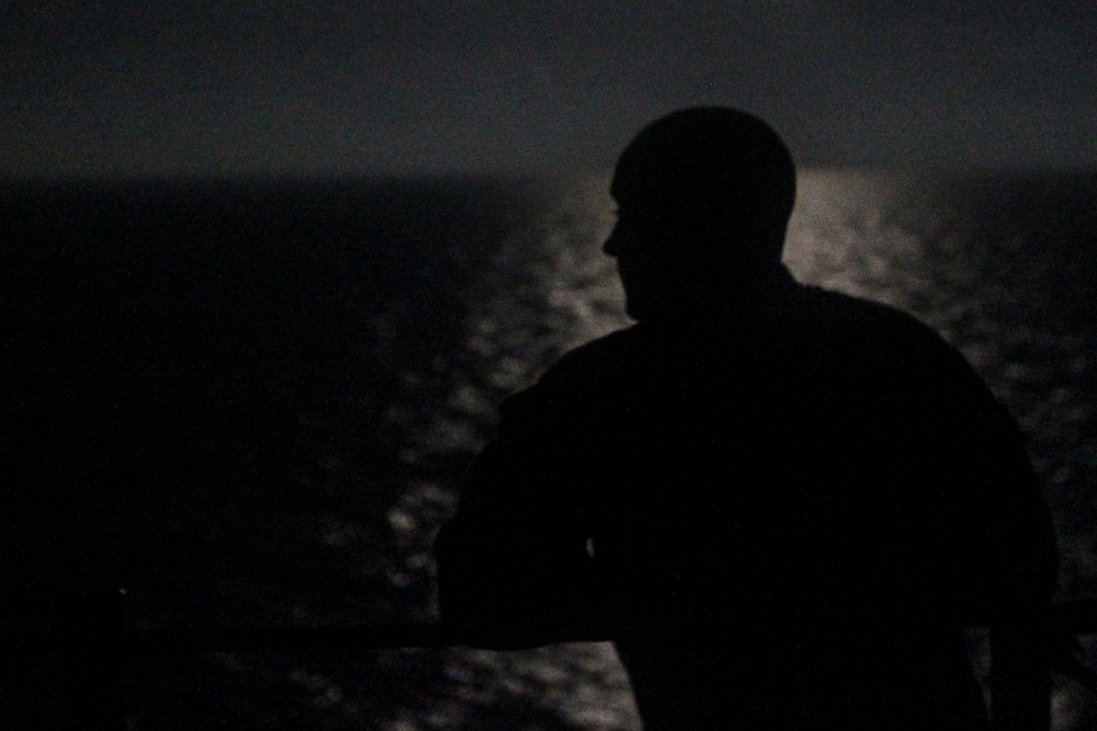 VMA-311 pilots refine night takeoff, landing aboard BHR