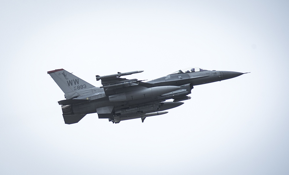 Misawa F-16s fully integrate, showcase airpower at NE17