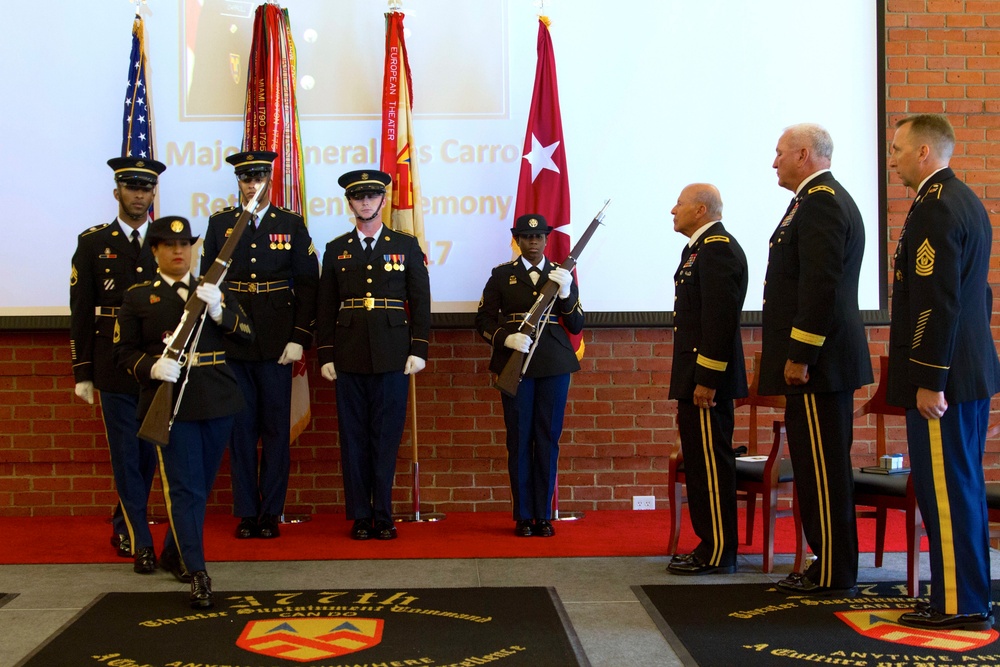 377th Theater Sustainment Command Leader Relinquishes Command and Retires