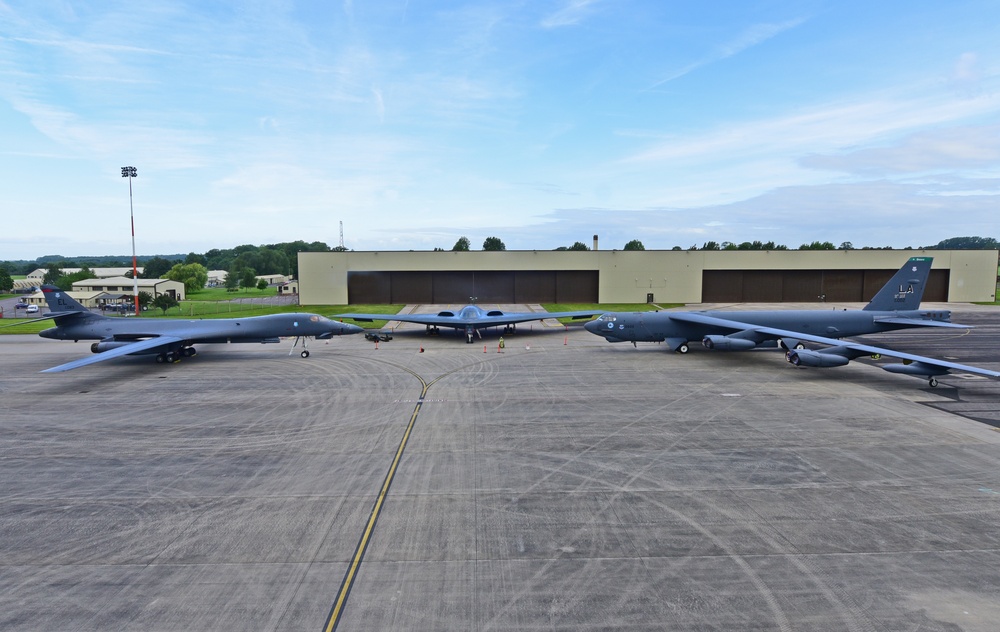 Historic first for Air Force strategic bombers