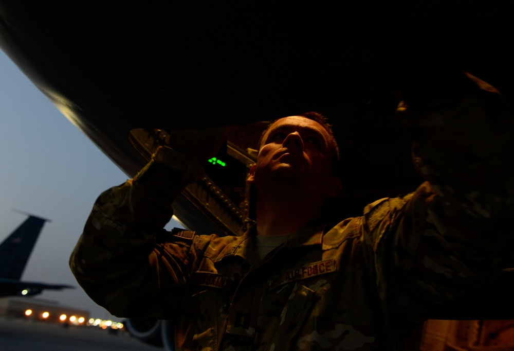 KC-135s refuel the OIR fight