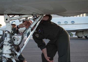 Flight engineers keep aircraft mission ready for global mission