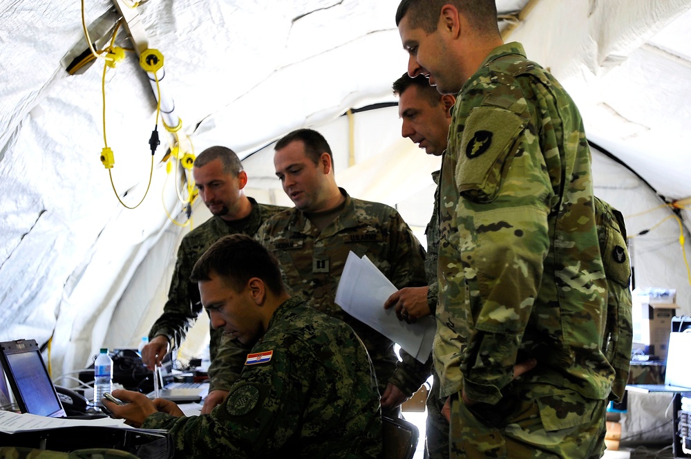 Minnesota National Guard works with Croatian State Partners during Exercise Saber Strike 17