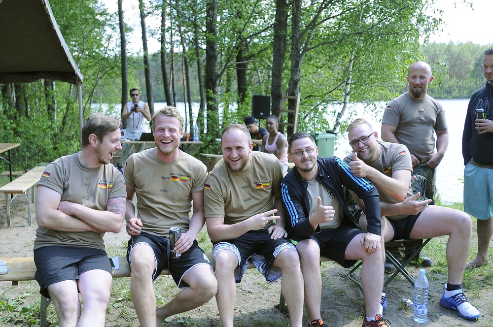 German soldiers enjoy organizational day during Saber Strike 17