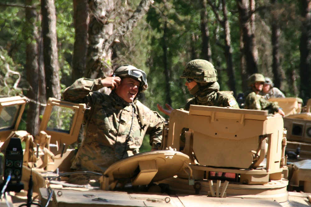 Minnesota National Guard works with Croatian State Partners during Exercise Saber Strike 17
