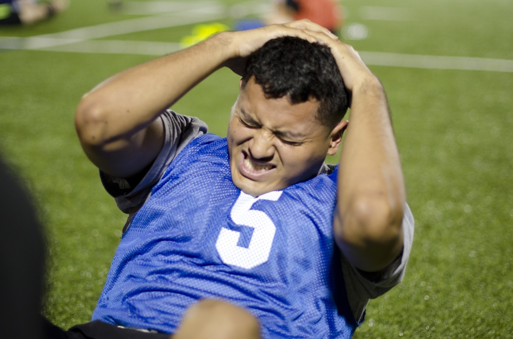 Sit-ups all the way