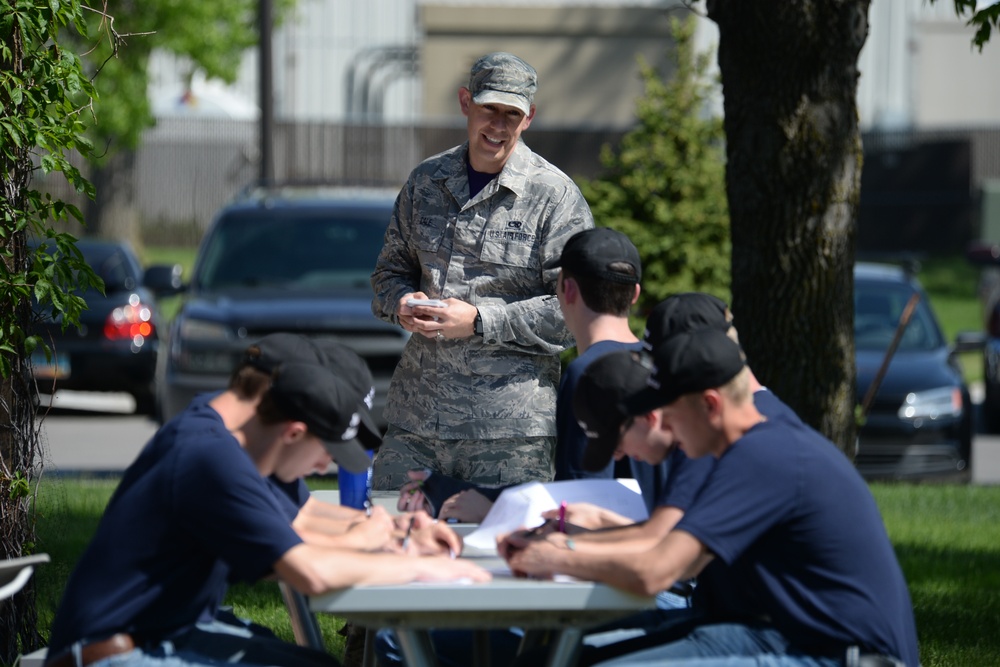 119th Wing recruiters prepare new recruits for basic training
