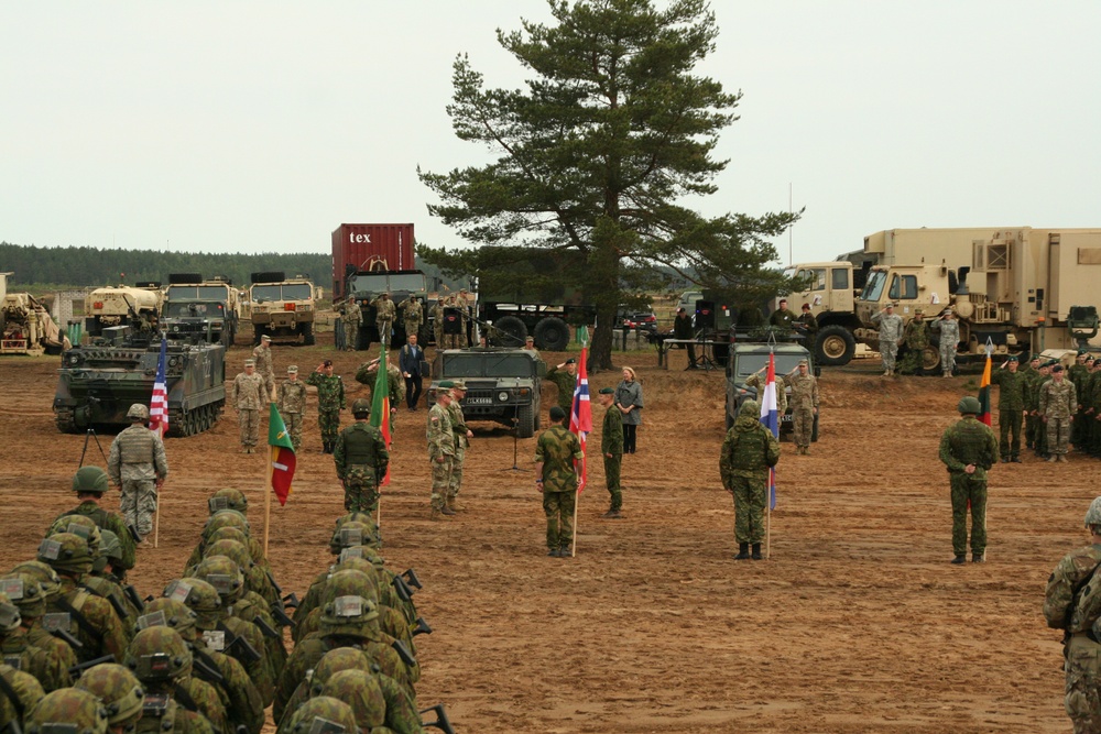 Exercise Iron Wolf 17 begins with opening ceremony