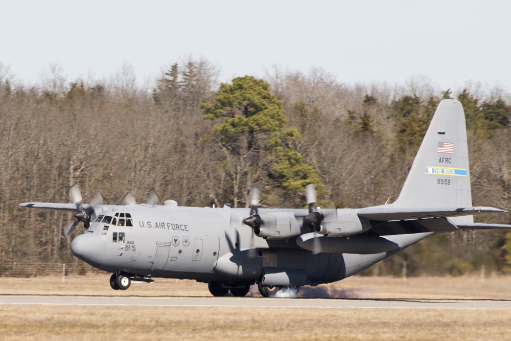 913 AG flies final C-130H Model mission