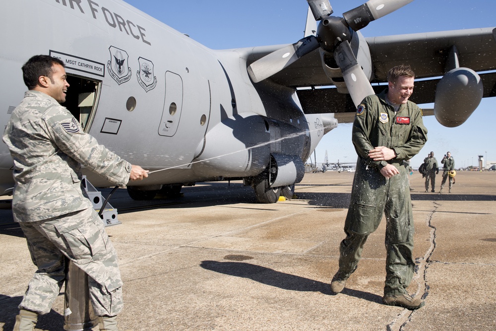 913 AG flies final C-130H Model mission