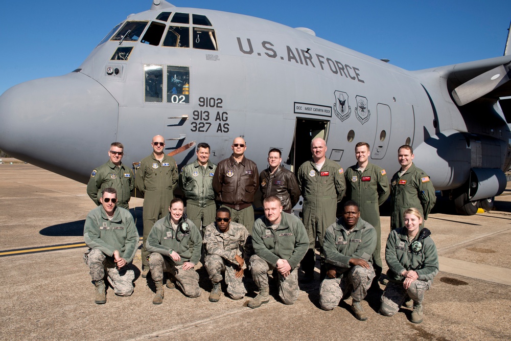 913 AG flies final C-130H Model mission