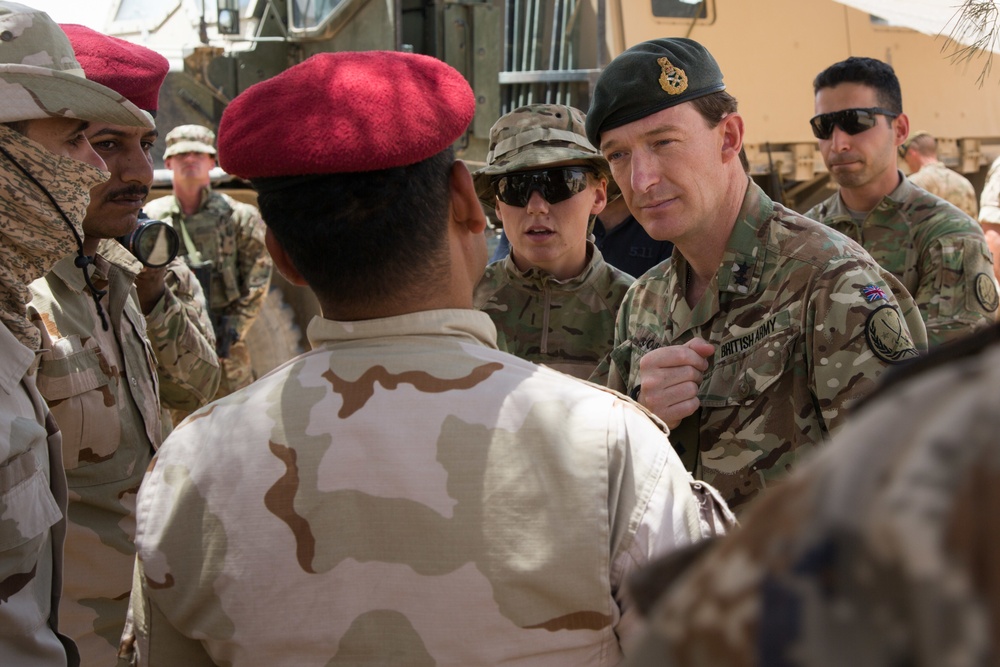 Maj. Gen. Rupert Jones Visits Camp Al Asad