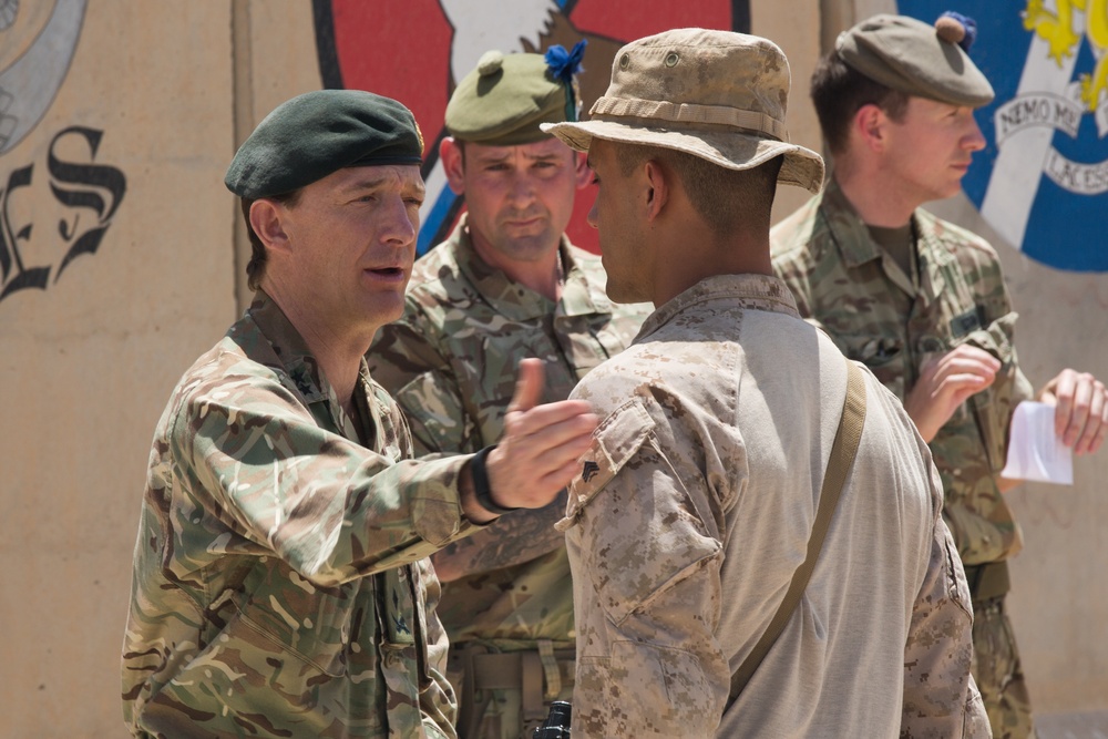 Maj. Gen. Rupert Jones Visits Camp Al Asad