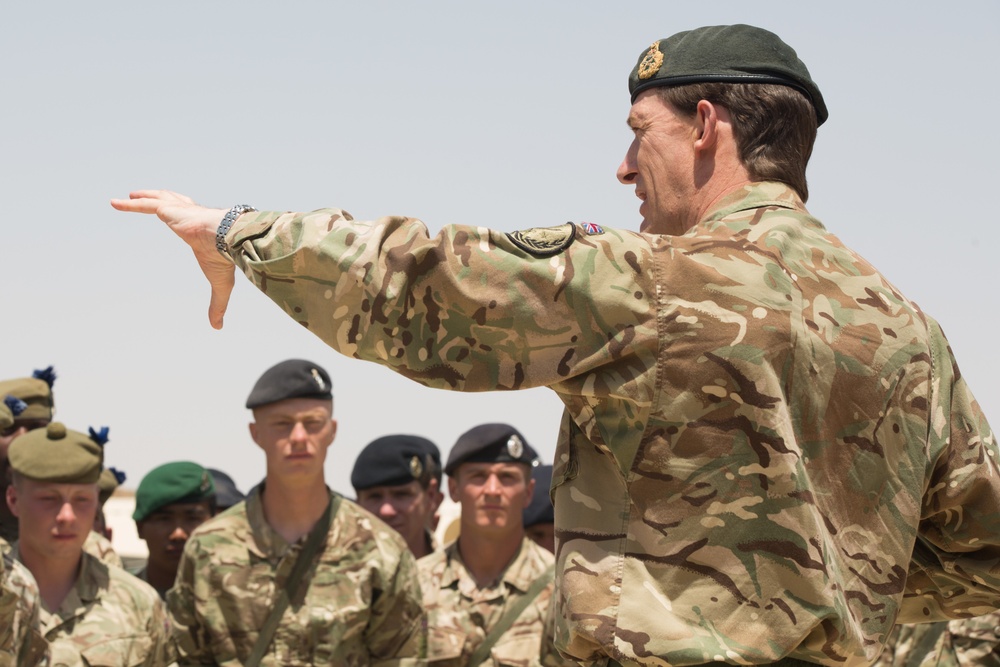 Maj. Gen. Rupert Jones Visits Camp Al Asad