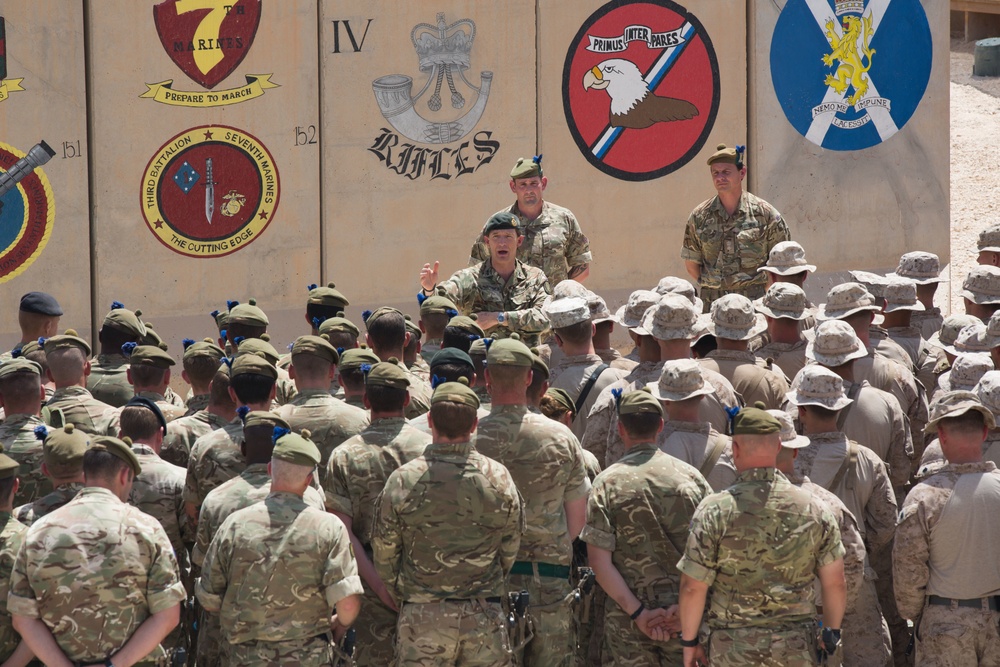 Maj. Gen. Rupert Jones Visits Camp Al Asad