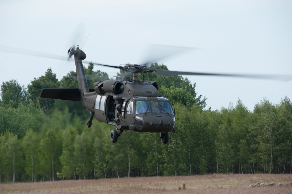 Battle Group Poland Rotary Wings Training