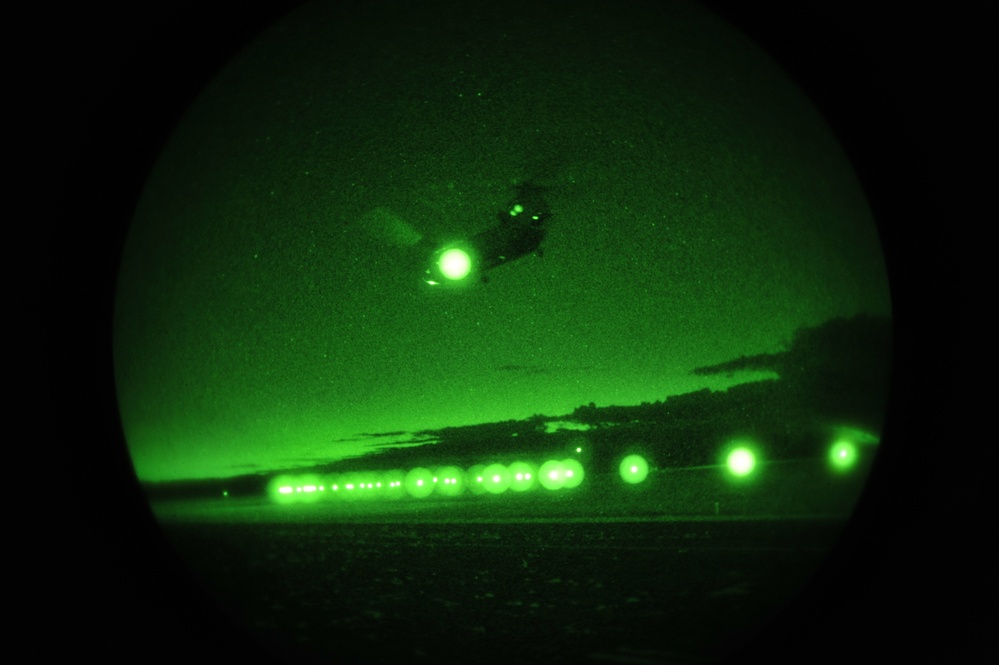 Sling-Loading Chinooks at Fort McCoy