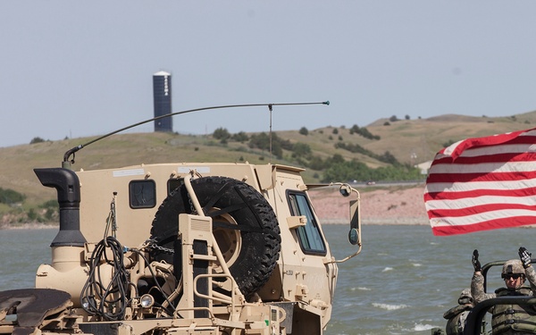 2017 Golden Coyote participants experience river crossing