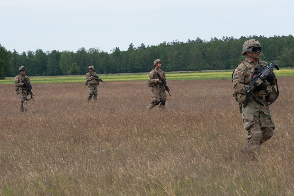 Battle Group Poland Rotary Wings Training