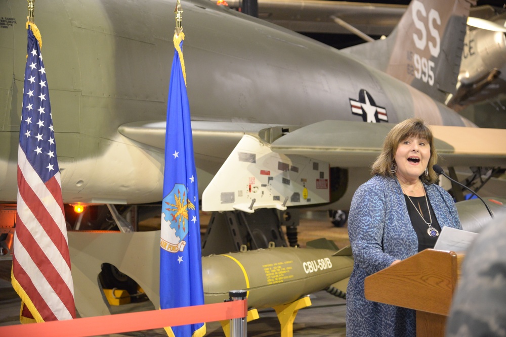 F-100D is the last aircraft to be placed into Hangar One, which marks a significant milestone for the museum.