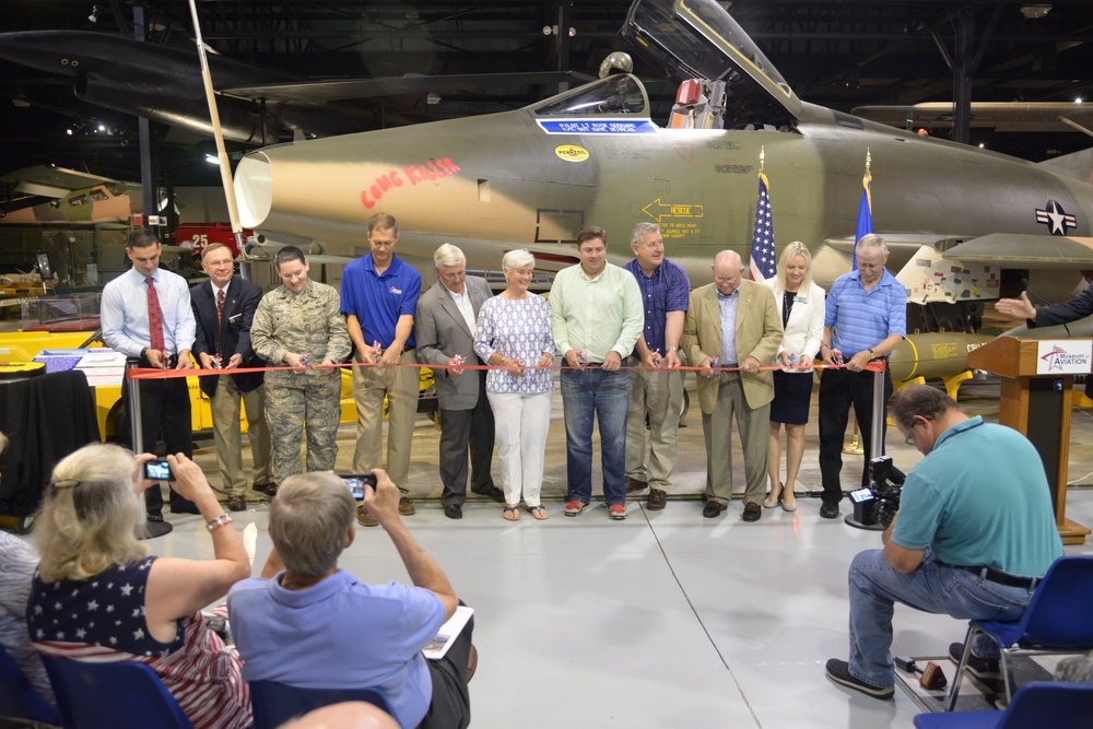 F-100D is the last aircraft to be placed into Hangar One, which marks a significant milestone for the museum.