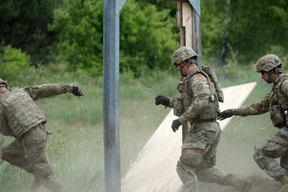 Battle Group Poland Urban Breach Training