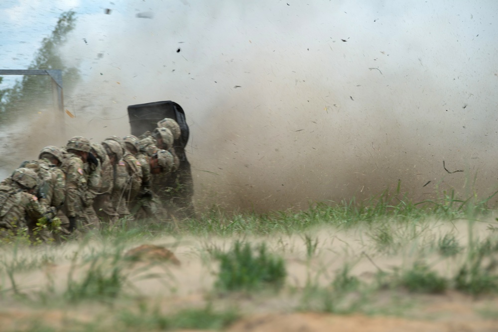 Battle Group Poland Urban Breach Training