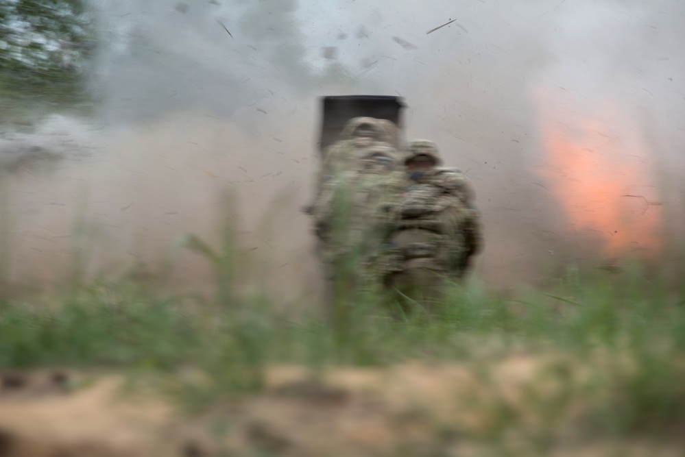 Battle Group Poland Urban Breach Training