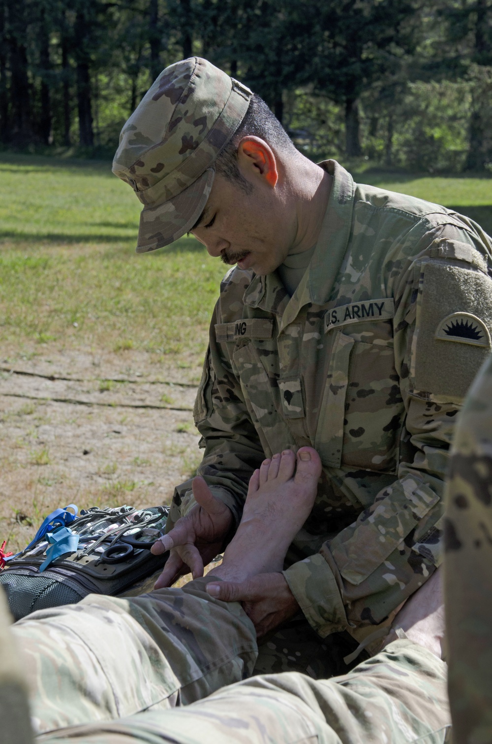 Medics on call during Air Assault and Pathfinder courses