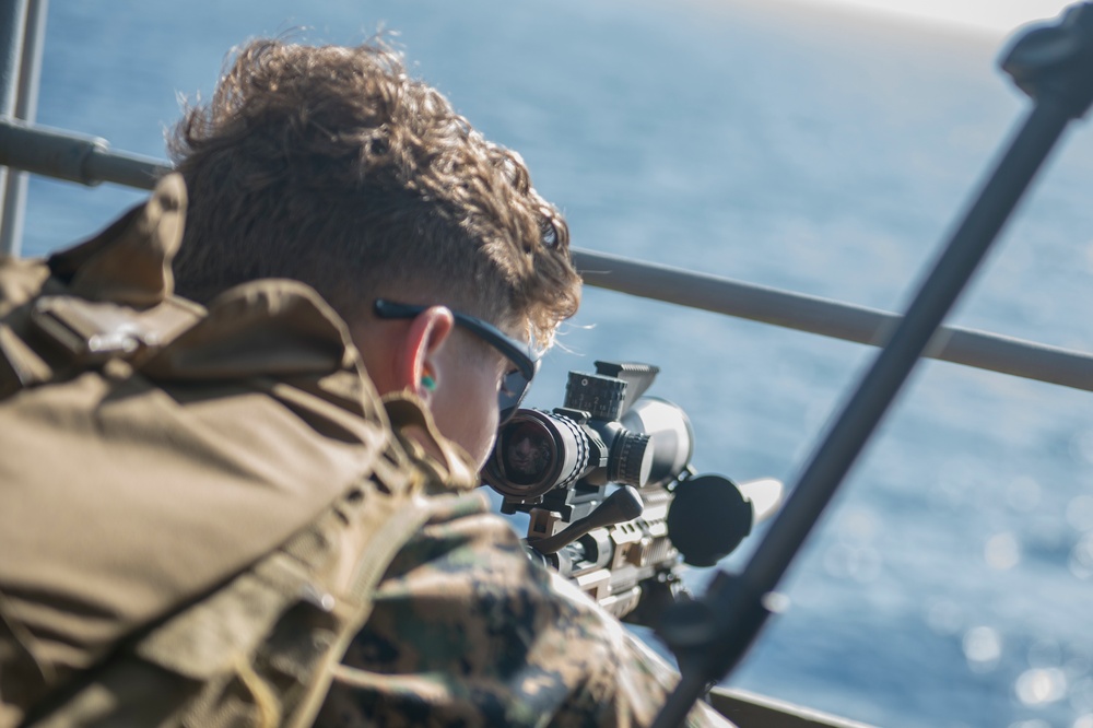 USS Bonhomme Richard Conducts Live Fire Exercise