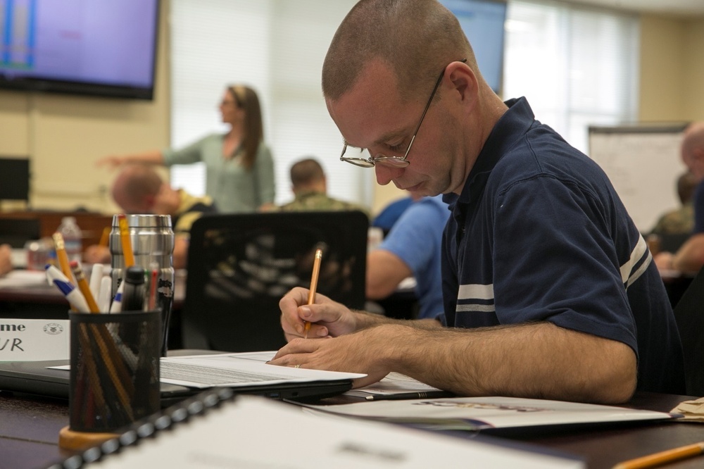 Command Financial Specialists train to change the Marine Corps