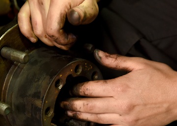 Vehicle maintainers keep base driving smoothly