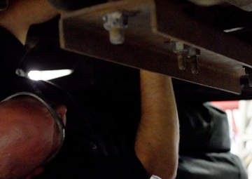 Vehicle maintainers keep base driving smoothly