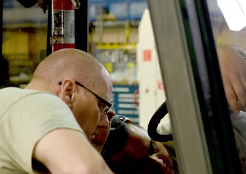 Vehicle maintainers keep base driving smoothly