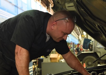 Vehicle maintainers keep base driving smoothly