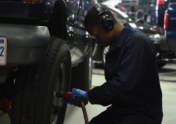 Vehicle maintainers keep base driving smoothly