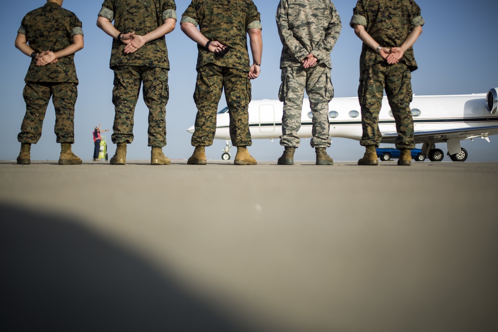 Assistant Commandant Visits SPMAGTF-CR-AF