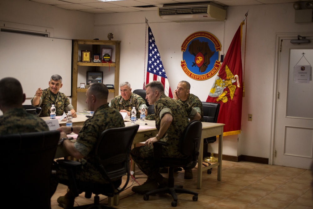 Assistant Commandant Visits SPMAGTF-CR-AF