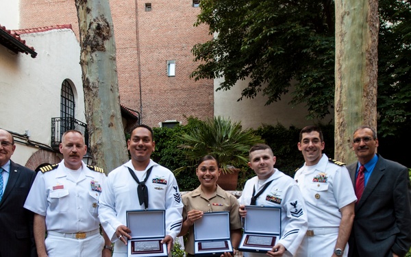 SPMAGTF-CR-AF Marine Named US Navy League Marine of the Year