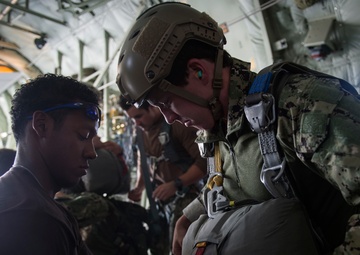 TG 56.1 Conducts A Static Line Jump