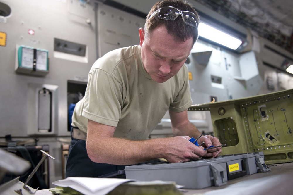 Experienced mechanics complete specialized repair
