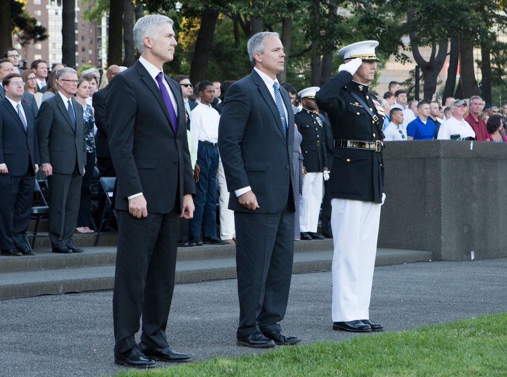 Marine Barracks Washington Sunset Parade June 6, 2017